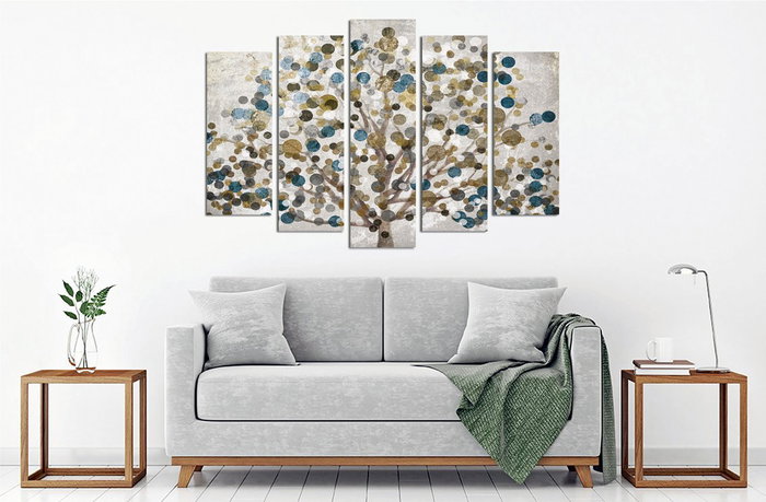 Wallity BC64 Lienzo Decorativo de 5 Piezas Multicolor Wallity BC64 Lienzo Decorativo de 5 Piezas Multicolor
